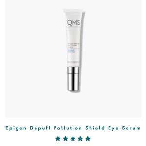 QMS epicentre de puff pollution shield eye serum.